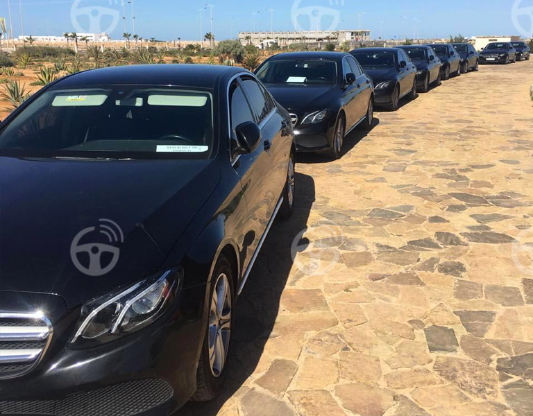 Mercedes-Benz E-Class luxury car for airport transfer Mohammed V cmn casablanca