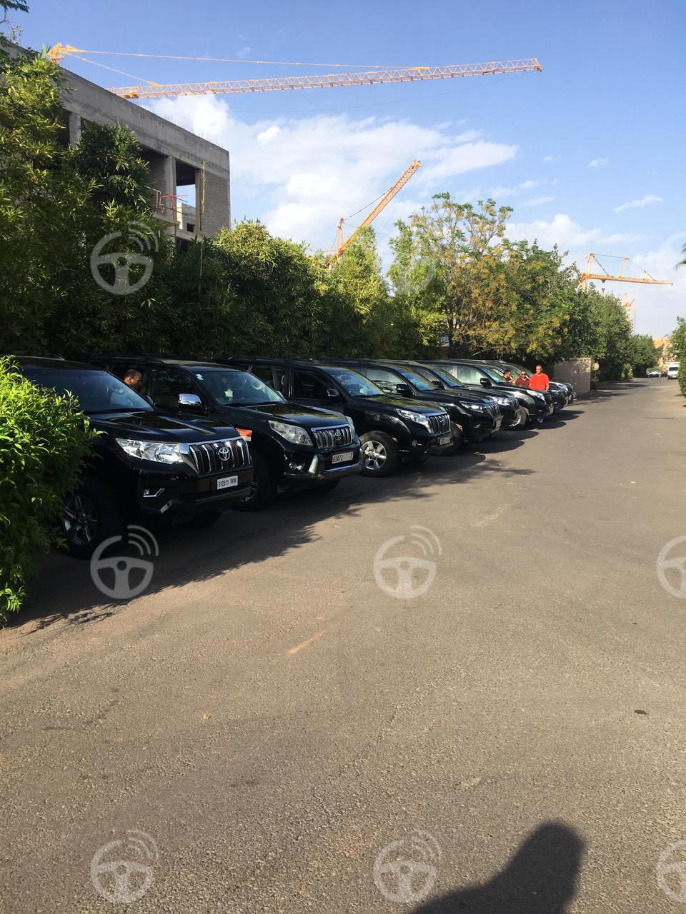 4x4 fleet for circuits and events in Morocco