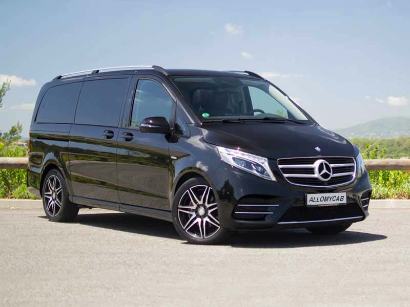 Private driver, airport transfers, Mercedes-Benz V-Class