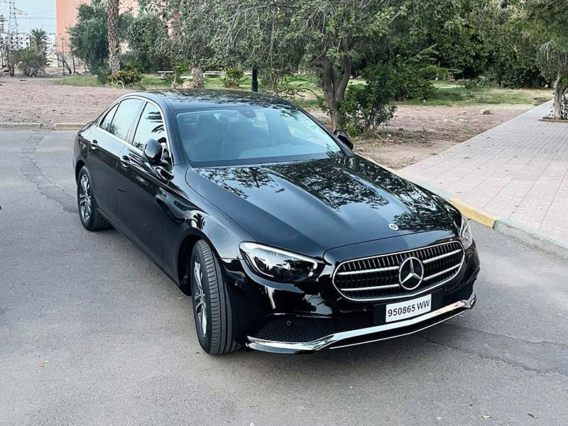 E Class Mercedes with Chauffeur in Rabat
